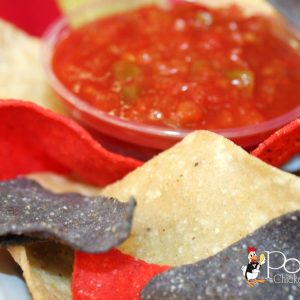 Homemade Tortilla Chips and Salsa